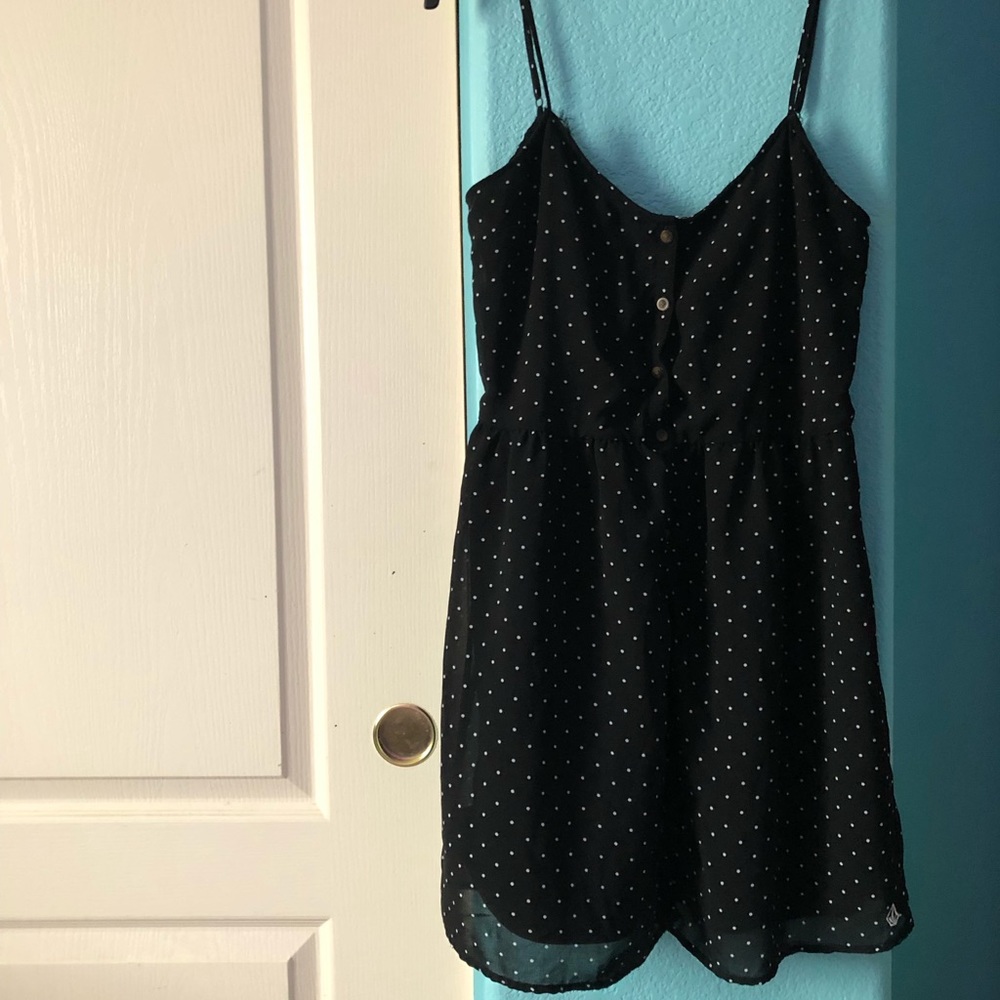 Black & White Polka Dot Summer Dress🖤